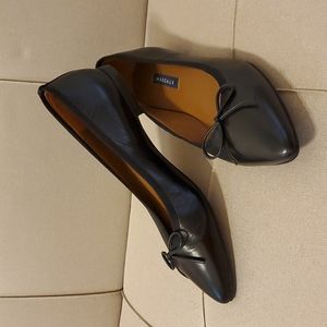 Margaux "The Pointe" Ballet Flats - Black Nappa